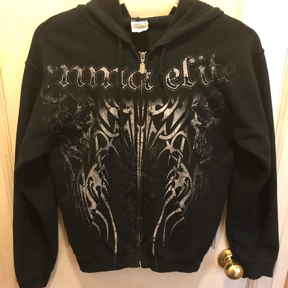 Black hoodie